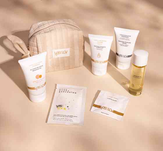 Набор чувственной косметики для пар Delightful Velvet Kit, цвет: шампань YESforLOV (Франция) Sex Aura Киев