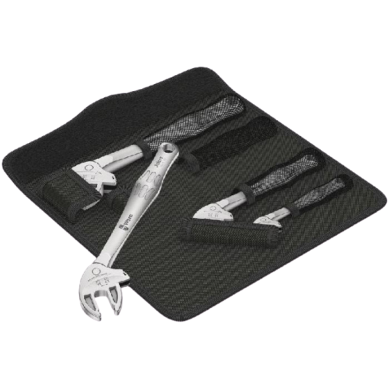 Набор универсальных ключей Wera 7-19мм 4шт, с авторегулировкой, в cумке, WERA 6004 Joker 05020110001 Одесса