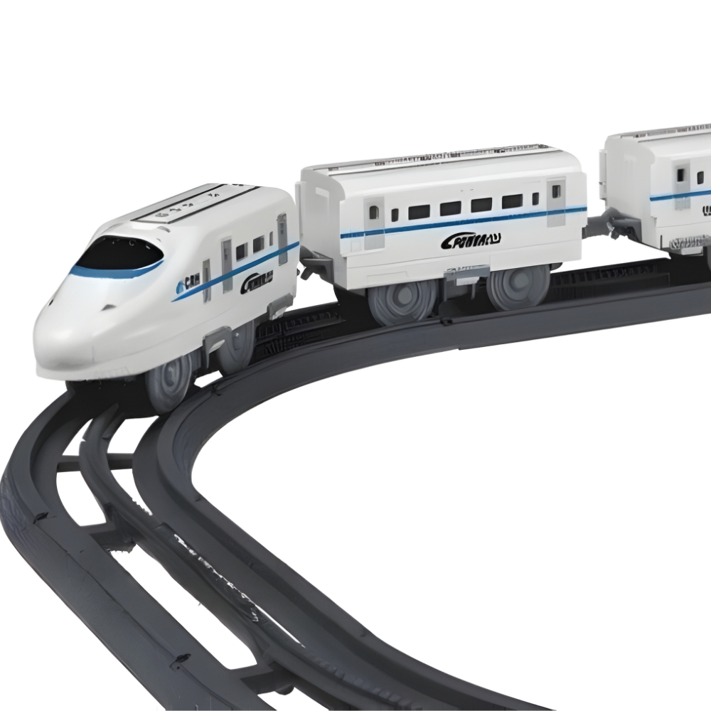 Іграшкова залізниця, дитяча з поїздом на батарейках 4хAAA для хлопчиків і дівчаток, пластикова, велика 115х53х41 см Кам'янець-Подільський - фото 10