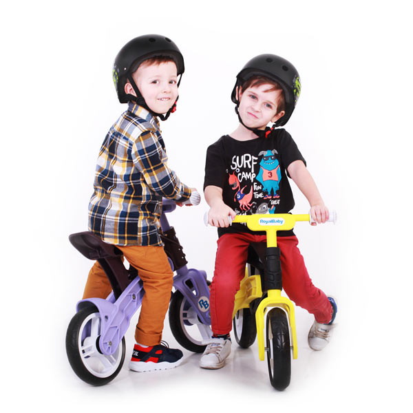 Беговел Real Baby, черно-желтый Київ - фото 5