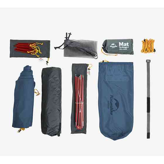 Намет двомісний легкий Naturehike Mongar 2 210T (Синій) Вінниця