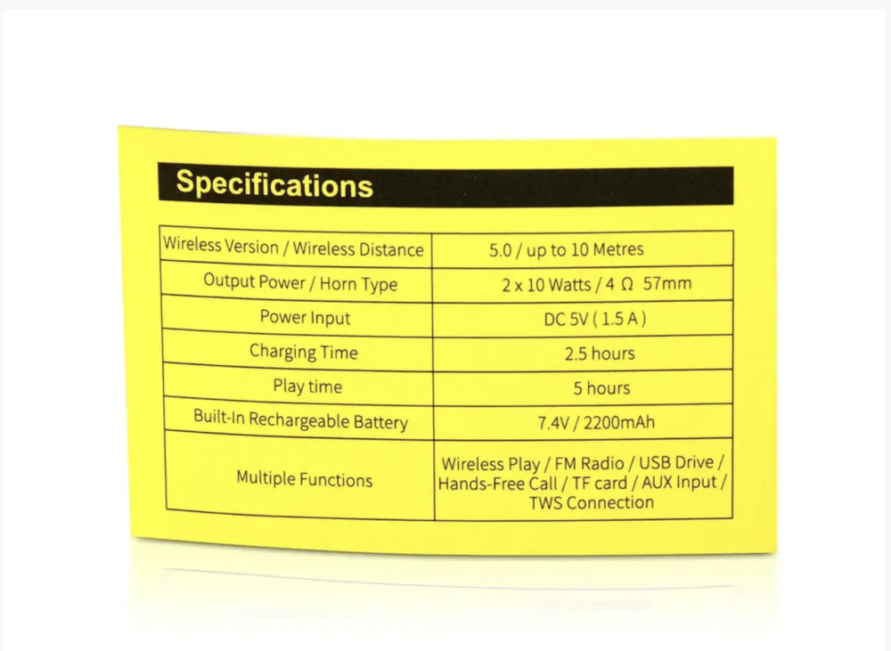 Мінідинамік Bluetooth AWEI Y668/ 8753 (10) Одеса - фото 2