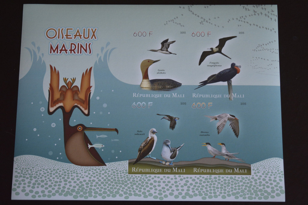 Малі. Фауна. Марки. Блок. 2015 рік (До) Полтава - фото 1