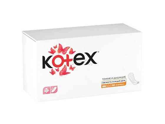 Прокладки щоденні normal liners flat 56шт ТМ KOTEX   Solmir Київ