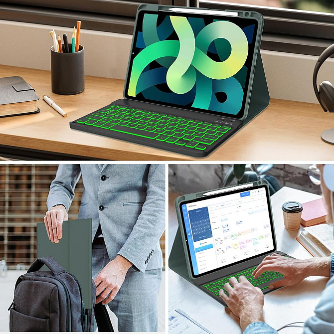 Чехол с клавиатурой для iPad Air 11-inch(M2) 2024/ iPad Air 5 2022/Air 4 2020 10.9/iPad 4-го покол. 10.9 / iPad Pro 11 2018 Днепр - изображение 7