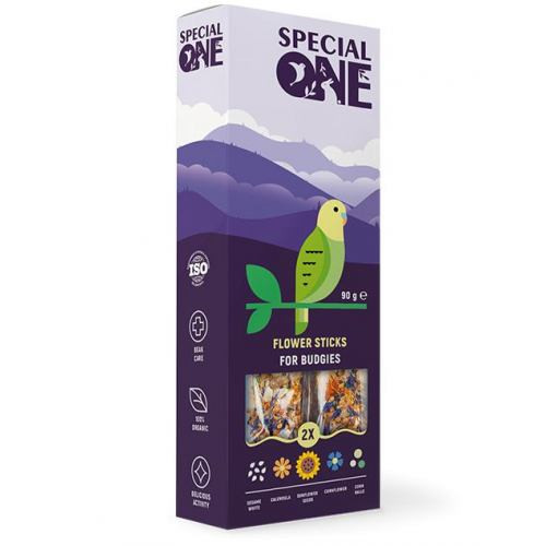 Лакомство Special One Цветочные палочки для волнистых попугаев 90 г Киев - изображение 1