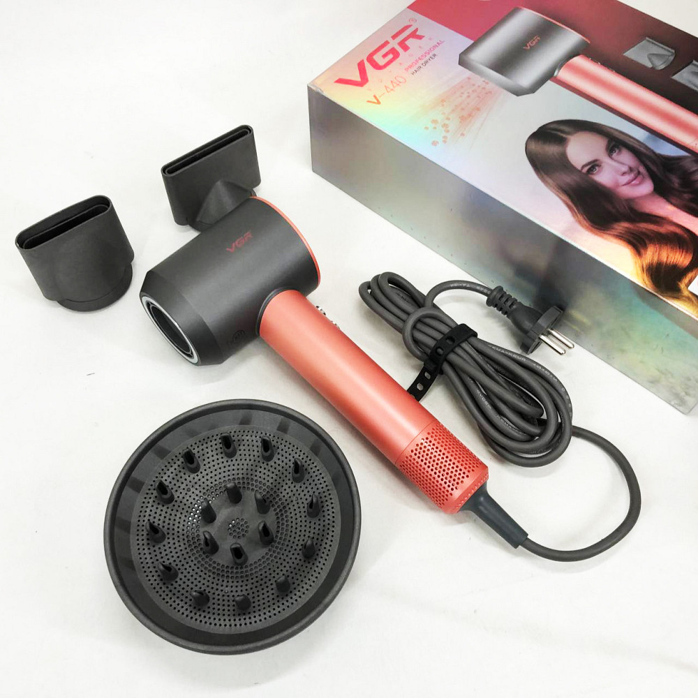 Хороший фен для волосся VGR V-440, Фен для волосся з холодним режимом Хороший потужний CE-46 Львів - фото 3