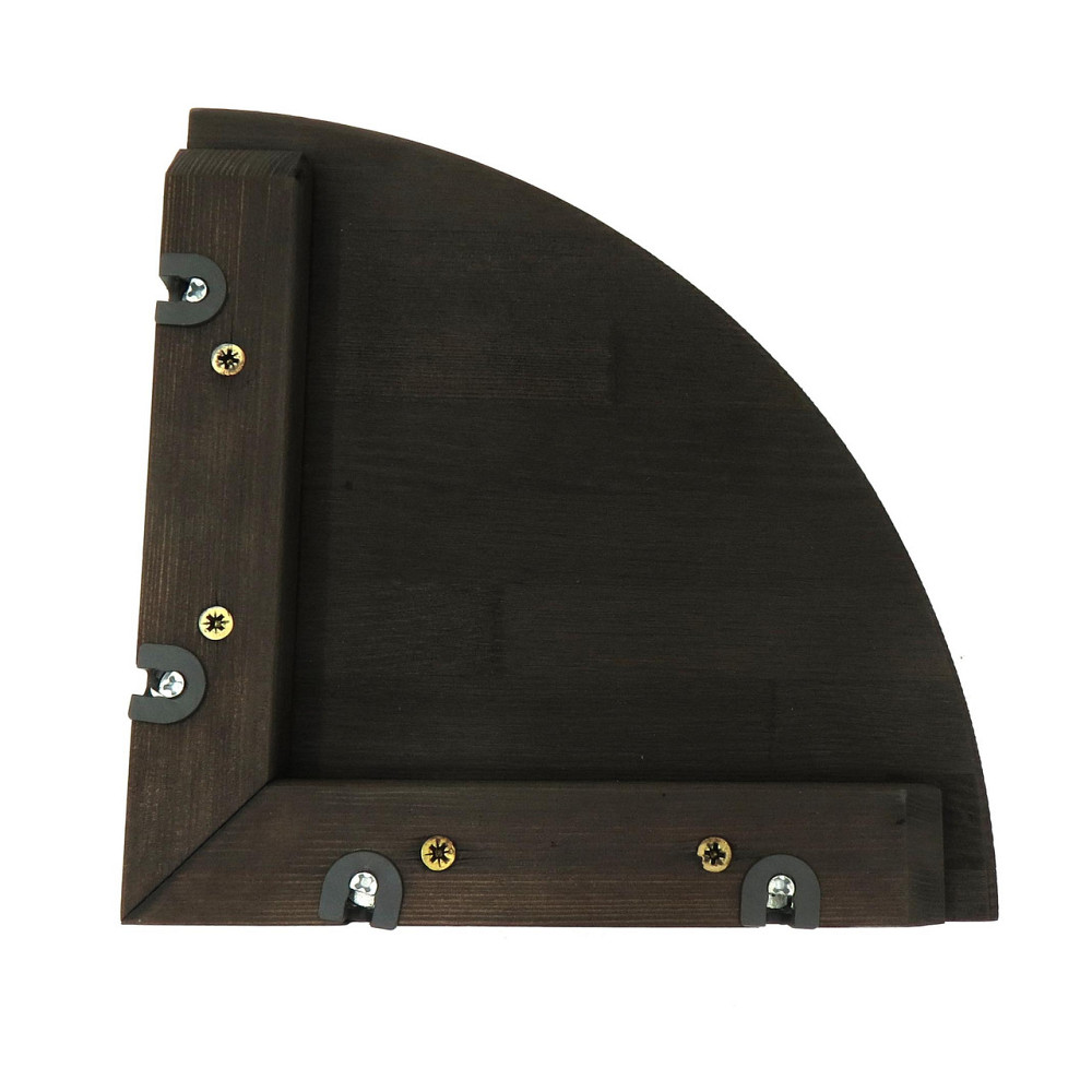 Кутова настінна полиця "Кабарет 22" венге Миколаїв - фото 2