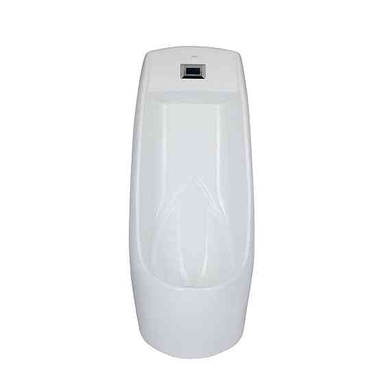 Пісуар підлоговий Qtap Scorpio з ІЧ-датчиком автоматичного змиву 430х370х990 White QT1488101HW Київ
