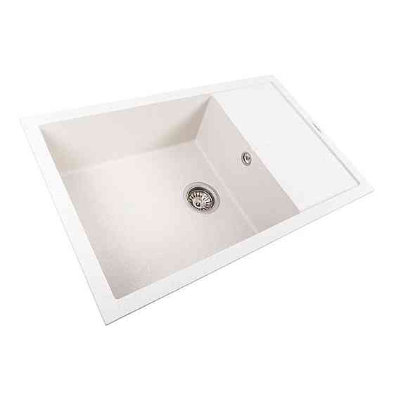 VALESO Гранітна мийка VALESO CALYPSO 7950 матова Біла в крапку Киев