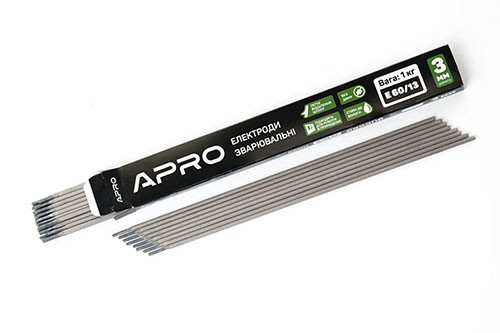 Електроди зварювальні Е 60/13 1кг 3 мм APRO Рівне - фото 1