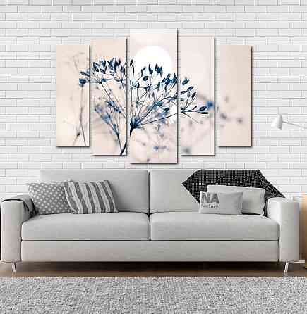 Модульна картина Квіти Мінімалізм Art-170_5 Київ