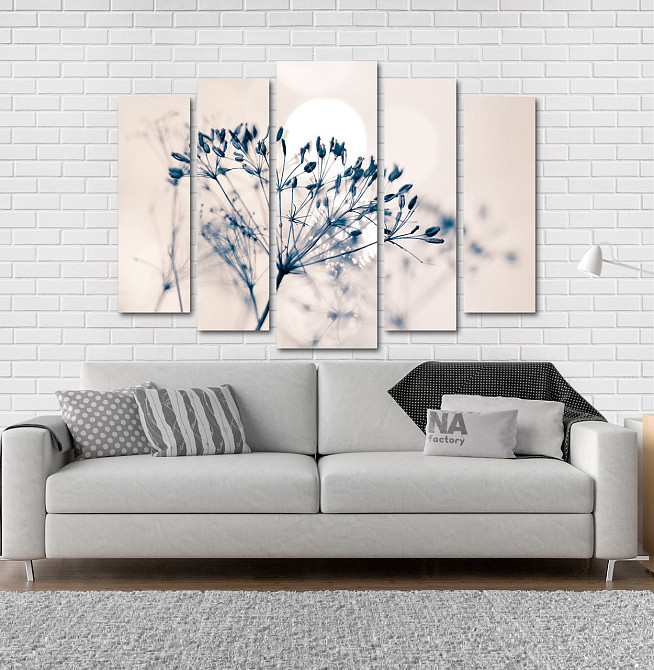 Модульна картина Квіти Мінімалізм Art-170_5 Київ - фото 2