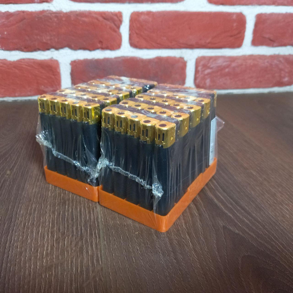 Зажигалка прорезиненная черная уп/50шт Фокс Харьков - изображение 8