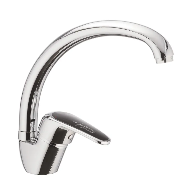 Кухонный смеситель Cron Magic 777 с черной ручкой (CR0115) Харьков - изображение 1