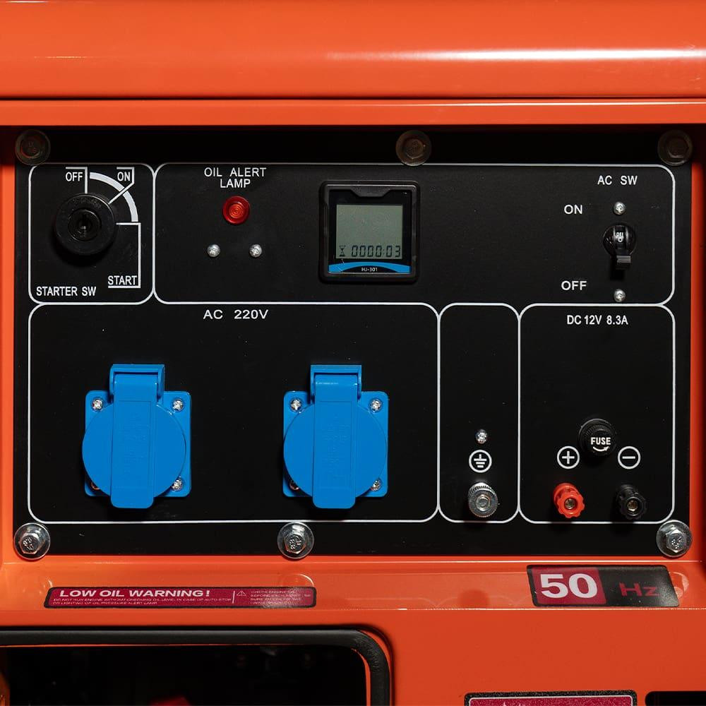 Генератор дизельний однофазний 5 кВт Bison BS8500Q (41-00412) Киев - изображение 2