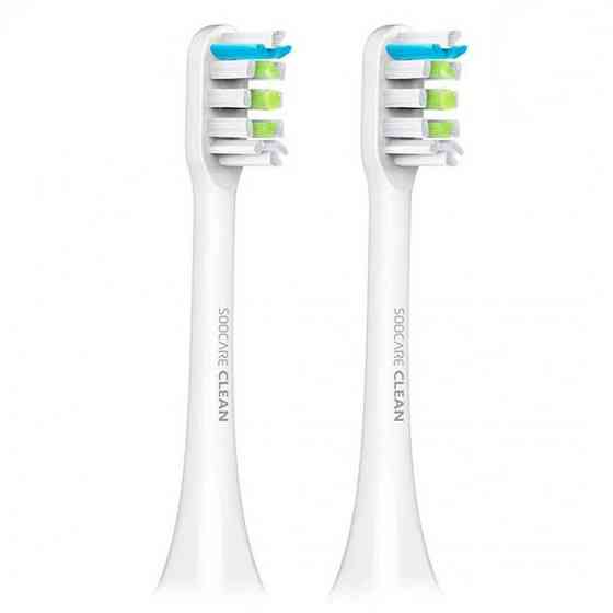 Насадка для зубной щетки Xiaomi SOOCAS X1/X3/X5 BH01W (Белые, 2 шт) Николаев