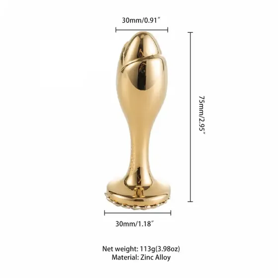 Анальна пробка LOCKINK SEVANDA Pearl Rose-shape Anal Plug Львів