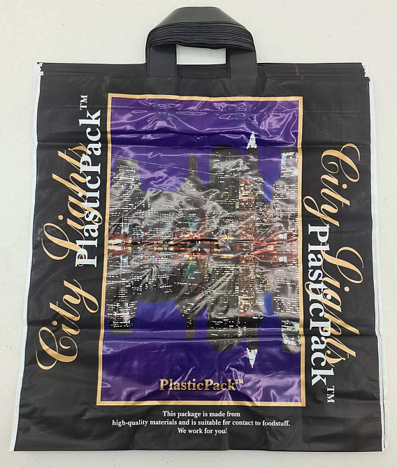 Пакет с петлевой ручкой (47*49) Нью-йорк Наксан (25 шт) Харьков - изображение 3