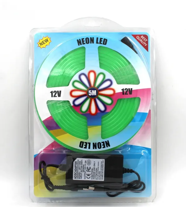 Лента Силиконовая LED NEON Зленая 5м Green 12V-220V Одесса - изображение 1