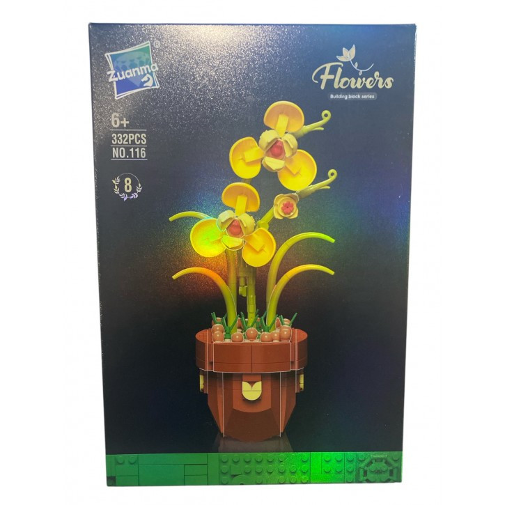 Конструктор Квіти у горщику 332 деталі (116-8) Чернигов - изображение 1