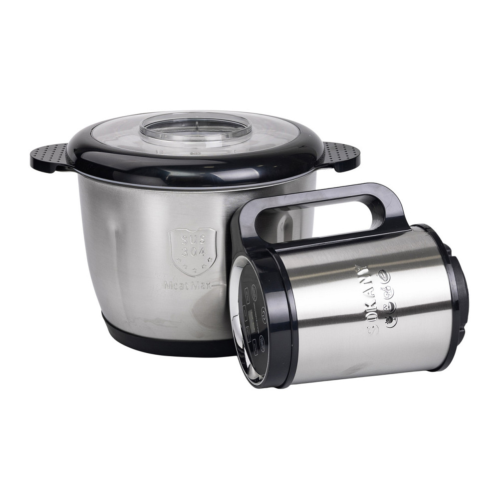 Sokany Чопер подрібнювач 800 Вт 4 леза з чашею на 2,5 літри м'ясорубка Sokany SK-06026 Коломия - фото 4