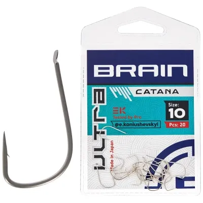 Крючок Brain Ultra Catana 10 (20шт/уп) (1858.52.38) Винница - изображение 1
