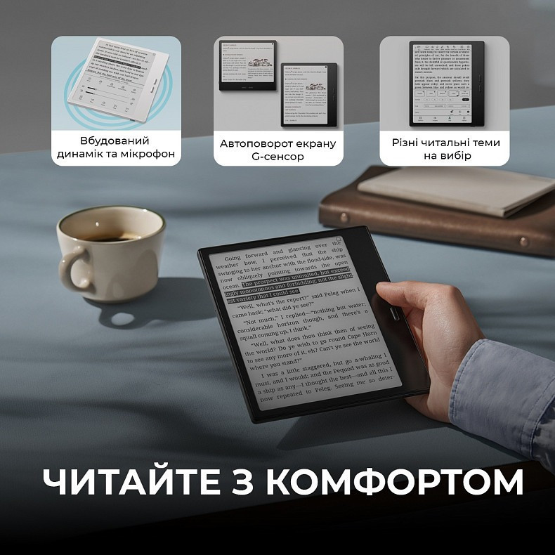 Електронна книга BOOX Go Color 7 Gen2 Black ( Чорний ) Харків - фото 13