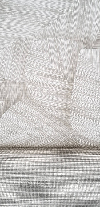 Обои виниловые на флизелине Sintra Adria метровые листья крупные 3д структурные зелено-серые Киев - изображение 4