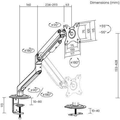 Кронштейн HiSmart HS082444 Вінниця