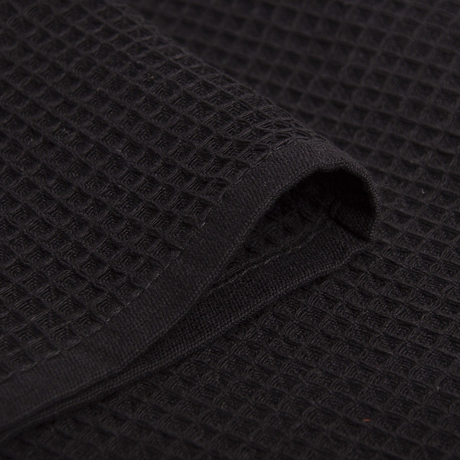 Вафельний рушник Ideal Textile 40х60 см 240 г/м2 (56860817) Чорний Чернівці - фото 6