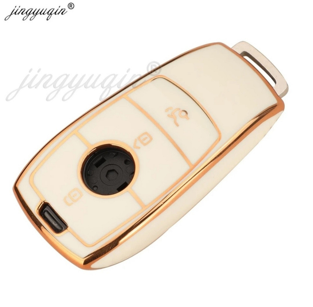 Захисний чохол для автомобільного ключа Mercedes Benz Білий Смела - изображение 3