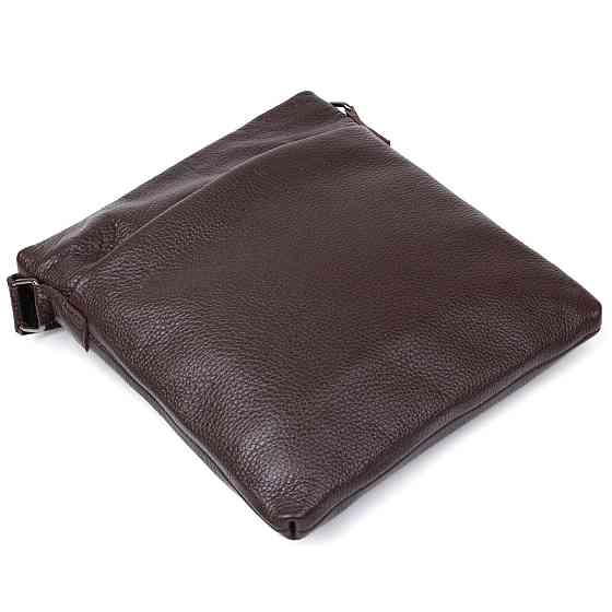 Шкіряна сумка чоловіча через плече SHVIGEL 11601 Коричневий Київ