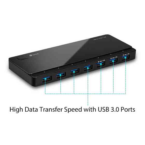 Концентратор USB3.0 TP-Link UH700 Black 7хUSB3.0 Чорний Харків