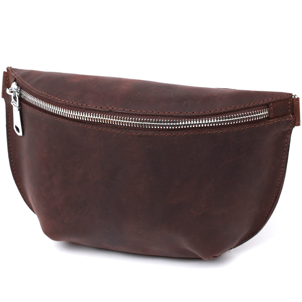 Матова жіноча бананка Shvigel 16395 Коричневий Київ - фото 1