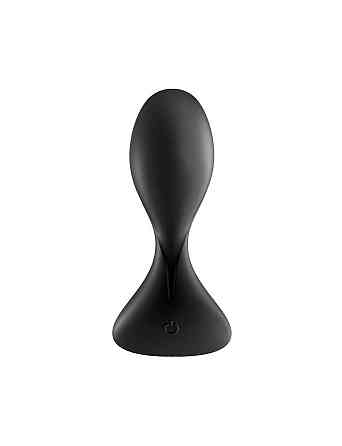 Анальна смарт-пробка з вібрацією Satisfyer Trendsetter Black Sex Aura Київ