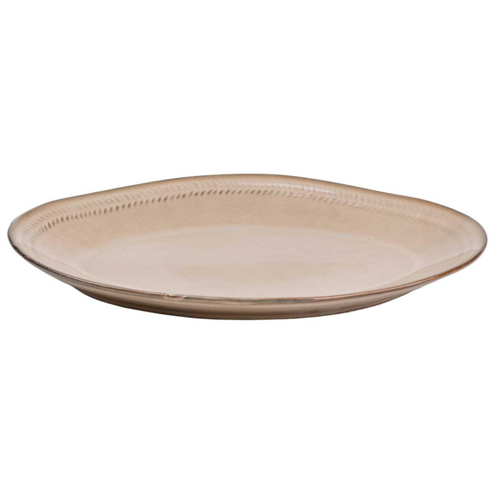 Блюдо сервировочное овальное 33.5х23 см фарфоровое, бежевое HP23380 Киев - изображение 2