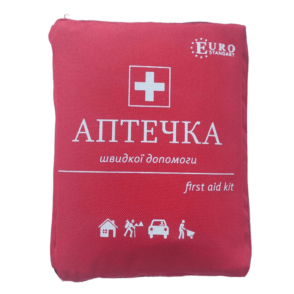 Аптечка автомобільна АМА-1 червона сумка (16од., 21шт.) Київ - фото 1