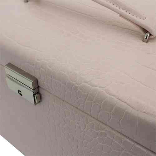 Скринька для коштовностей Friedrich Lederwaren Jolie 2.0 шкіра крокодила Рожевий Київ