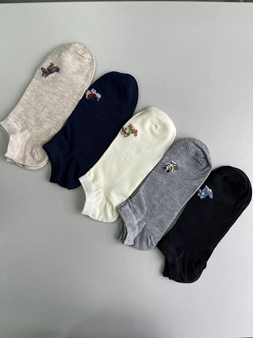 Набор коротких носочков 80% коттон 5 пар р.41-47 Черновцы - изображение 2