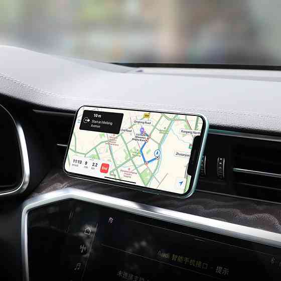 Держатель для телефона HOCO CA65 Sagittarius, магнитный, черный Киев