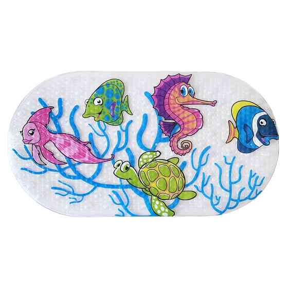 Коврик в ванную комнату на присосках Морской конек MGZ-0900(Sea Horse) 35х65 см Винница