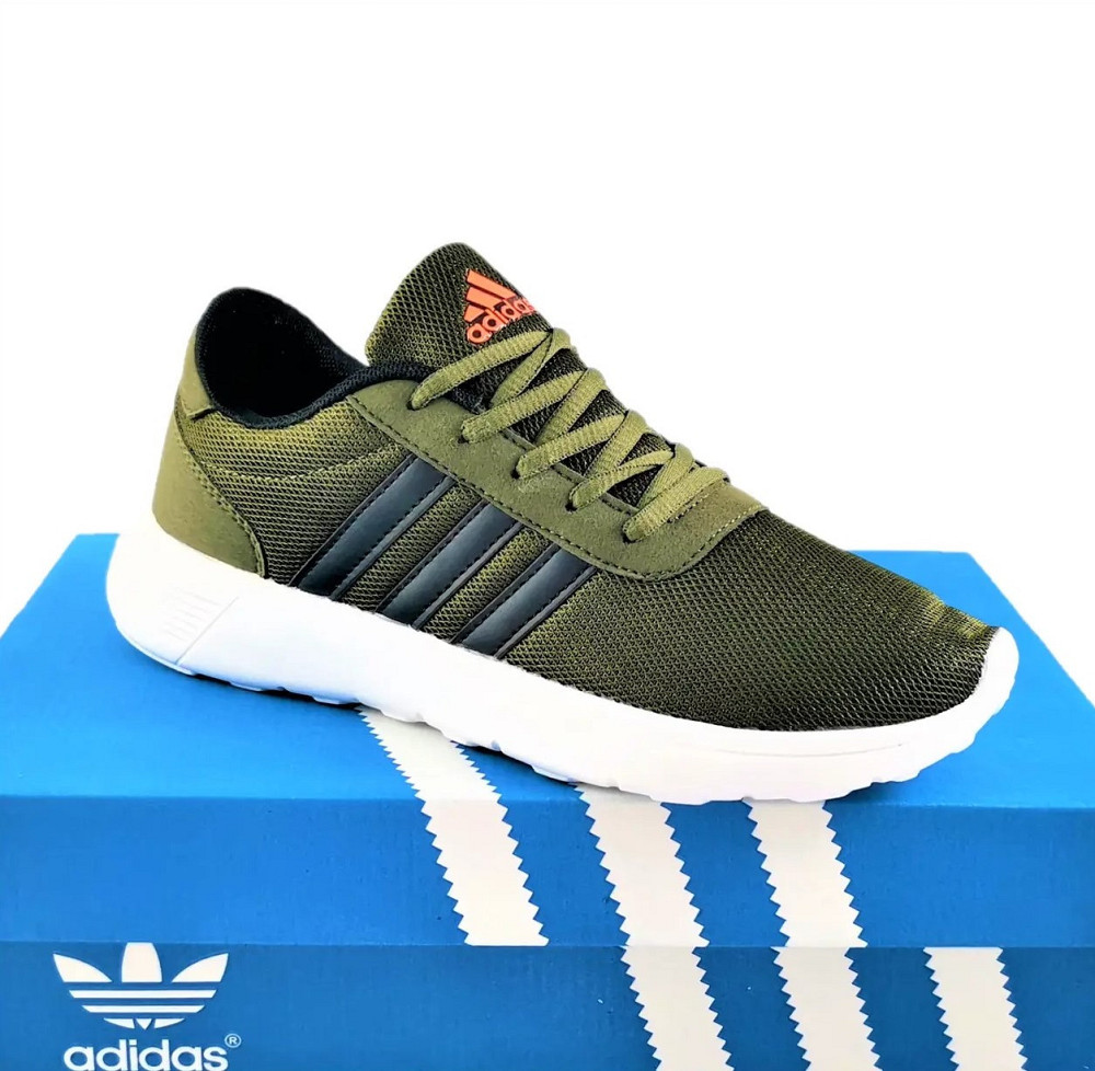 Кросівки Adidas Чоловічі Зелені Хакі Адідас BOOST (розміри: 41,42,44) Відео Огляд Дніпро - фото 1