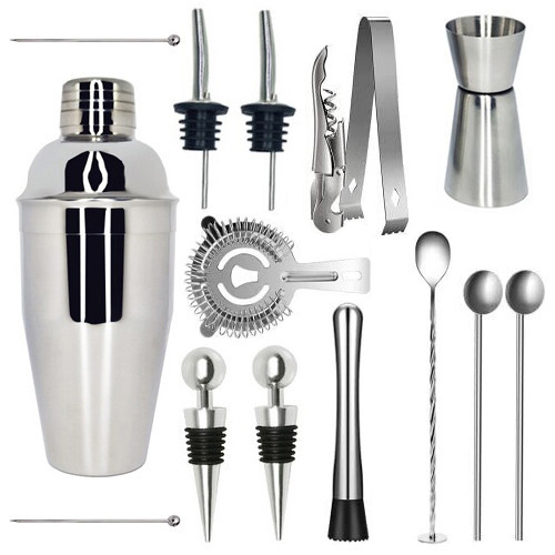 Практичный и стильный набор барных аксессуаров 16 предметов,шейкер 550мл, Киев - изображение 2