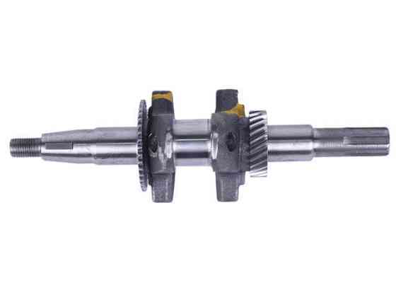 Коленвал в сборе под шлицы мотоблок 168F, 20 мм Мукачево