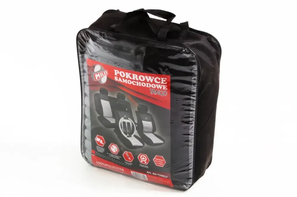 Чихли на сідниці Milex Tango сірі (3 шт) + оплетка на кермо/ремні Вінниця - фото 5