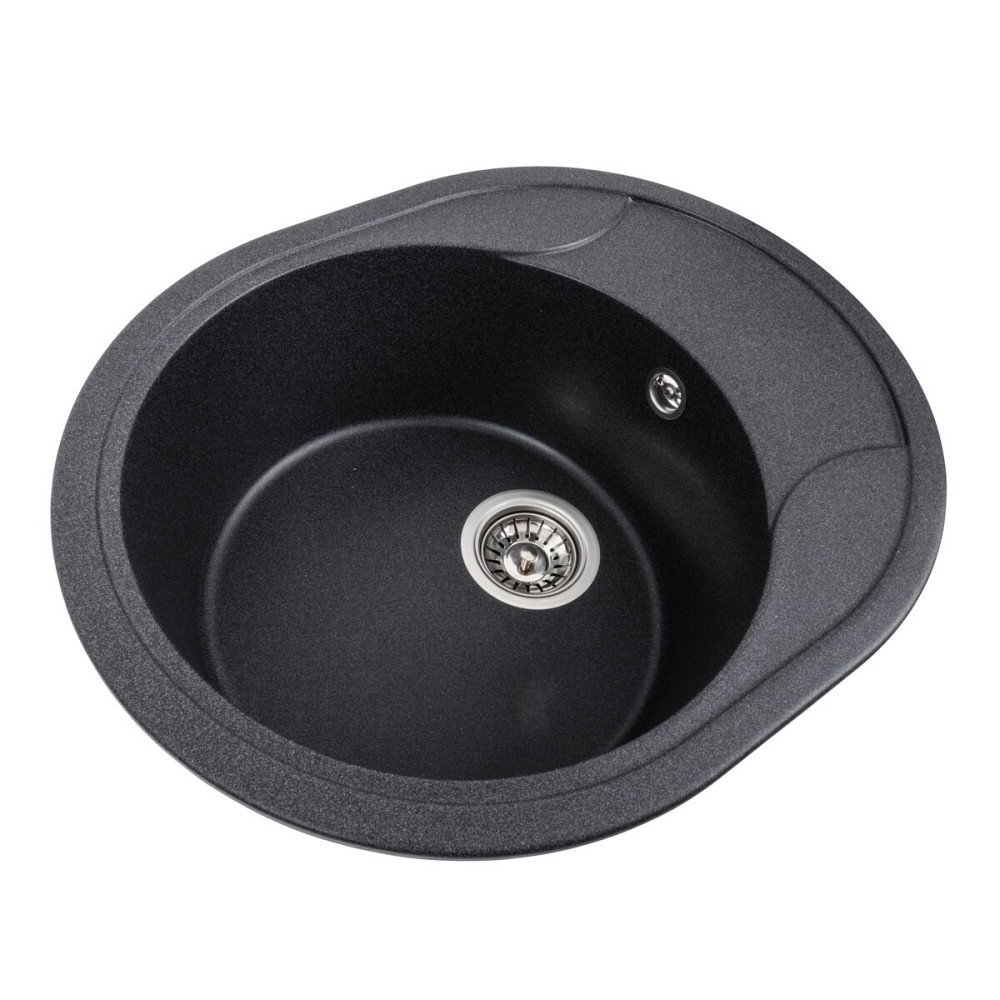 VALESO Гранітна мийка для кухні VALESO ONYX 5847 матова Карбон Киев - изображение 2