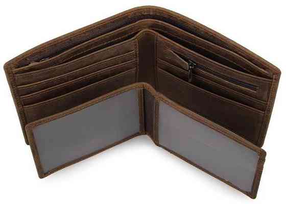 Гаманець чоловічий Коричневий (Vintage) Київ