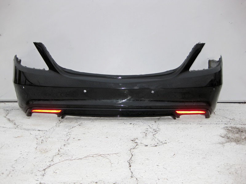 Mercedes-Benz  A2228851525 9197 Бампер задній чорний S-Class W222 AMG пакет Одеса - фото 1