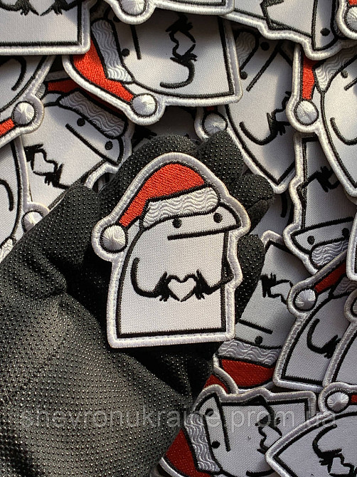 Шеврон Праздничный флорк (Форма контурная. На липучке) Размер 8x6.7см Киев - изображение 6